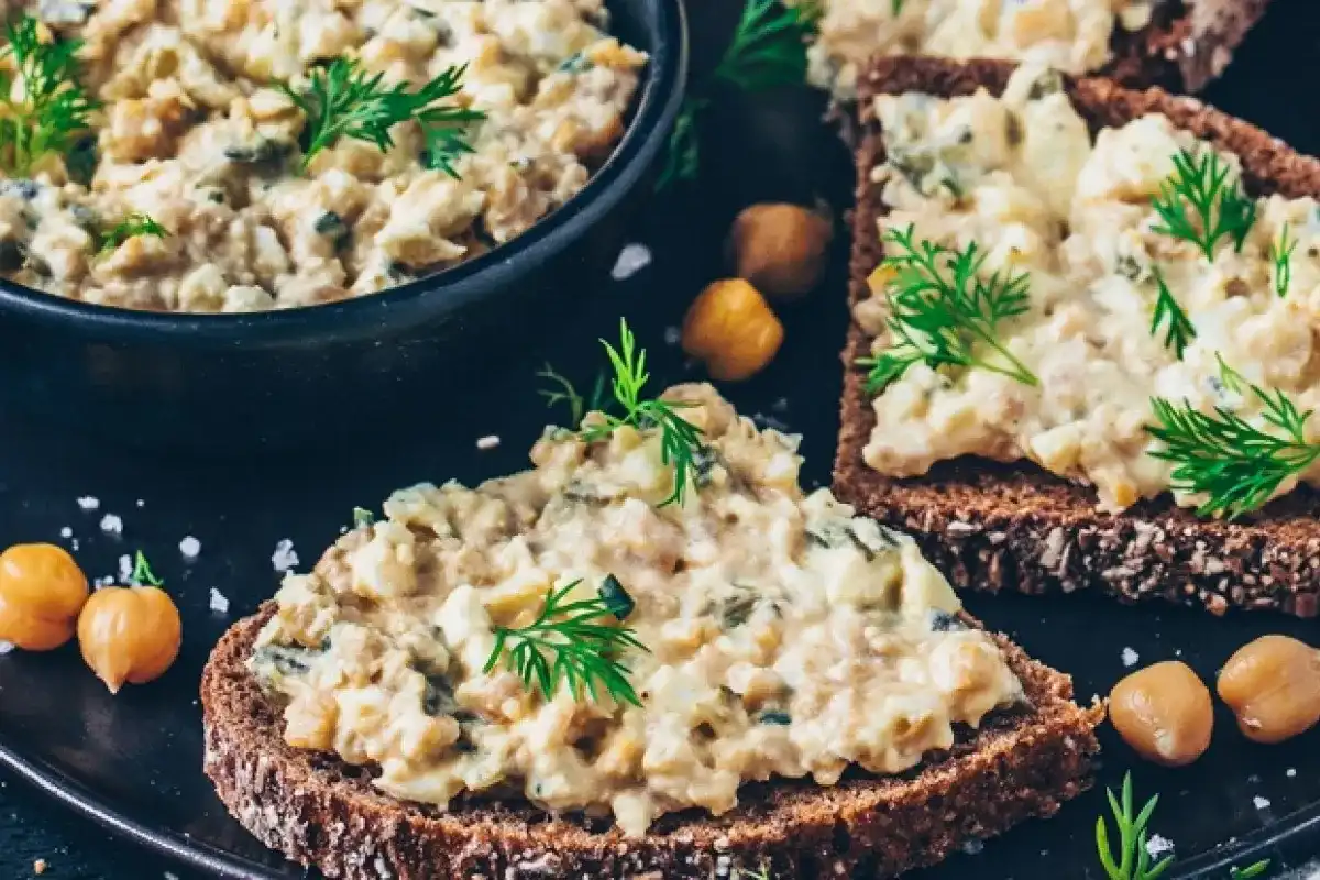 Veganer Thunfisch aus Kichererbsen einfach selbst gemacht
